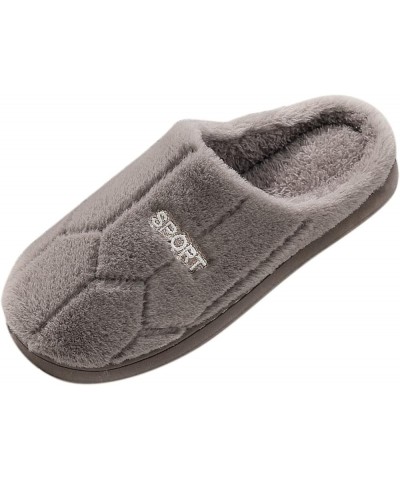 Women's House Slippers Comfortable Rubber Sole Flat Slippers Memory Foam Slippers Christmas Soft Cozy Fall Shoes Brown $9.43 ...