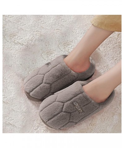 Women's House Slippers Comfortable Rubber Sole Flat Slippers Memory Foam Slippers Christmas Soft Cozy Fall Shoes Brown $9.43 ...