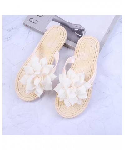 Womens Slippers Sandals Strappy Lace-Up Heels Slippers Strappy Sandals Pump Sandals Prom Dance for Women White $10.33 Sandals