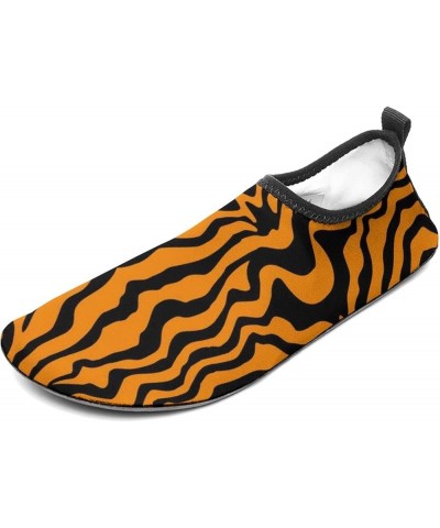 Tiger Orange Stripe Water Shoes Barefoot Aqua Pool Socks for Beach Swim Walking 13/14men Tiger Orange Stripe $17.35 Athletic ...