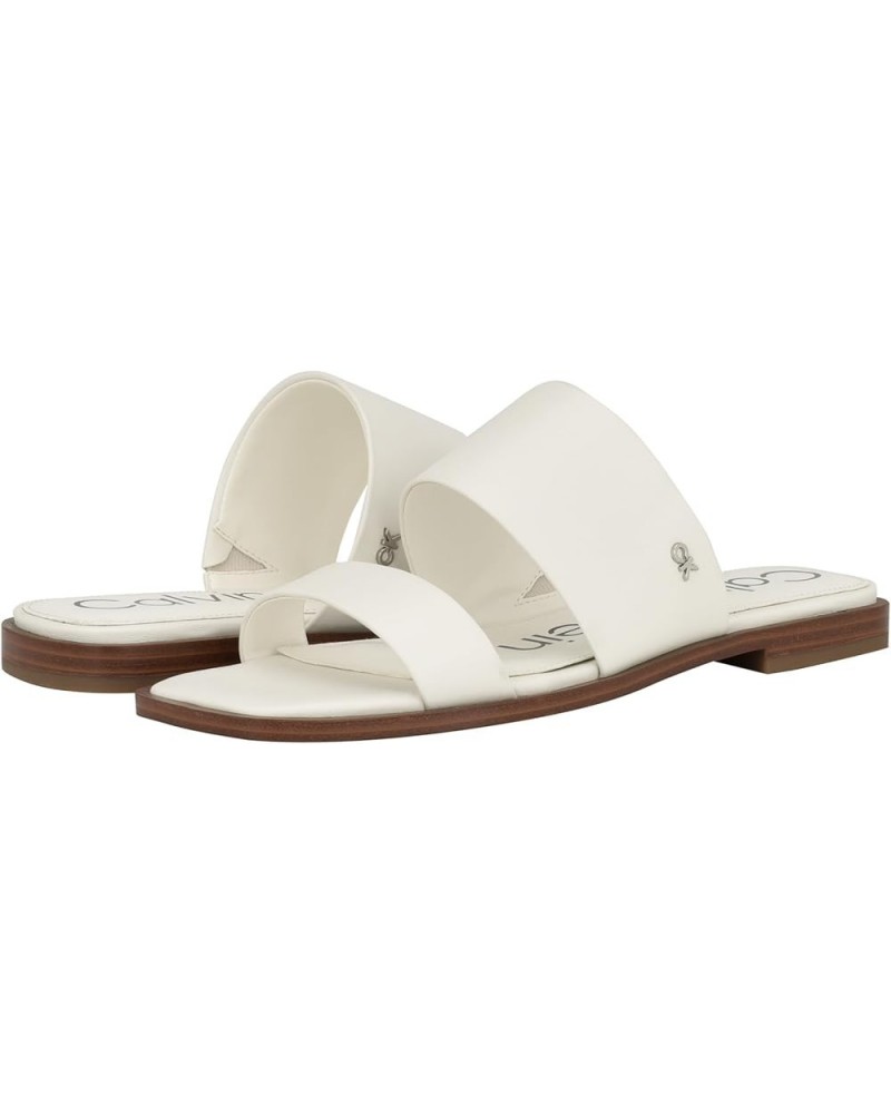 Women's Mellac Flat Sandal White 140 $28.65 Sandals