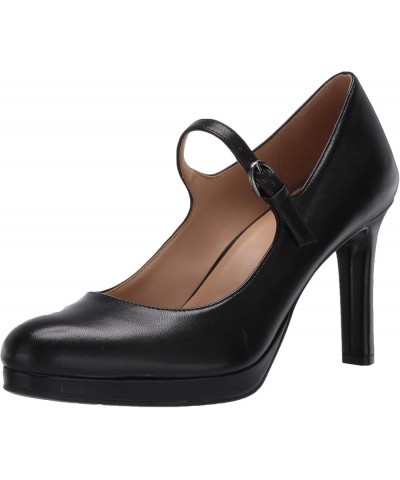 Women Talissa Mary Jane Pumps Black Leather $25.08 Flats