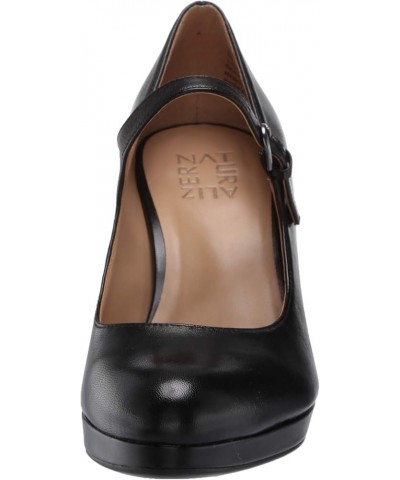 Women Talissa Mary Jane Pumps Black Leather $25.08 Flats