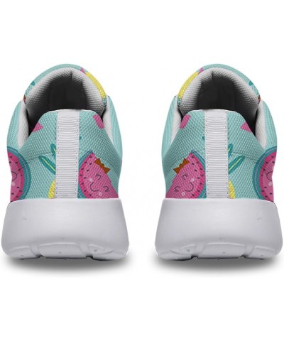 Women Men Watermelon Shoes Personalited Running Shoes Athletic Tennis Sneakers Gifts for Girl Boy Pineapple Watermelon White ...