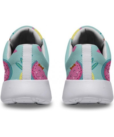 Women Men Watermelon Shoes Personalited Running Shoes Athletic Tennis Sneakers Gifts for Girl Boy Pineapple Watermelon White ...