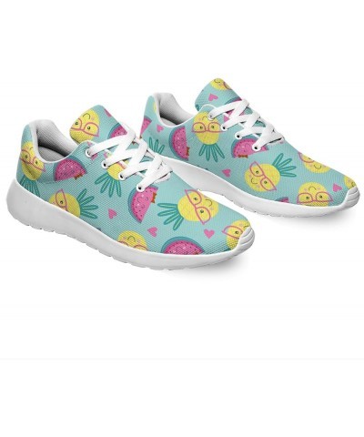 Women Men Watermelon Shoes Personalited Running Shoes Athletic Tennis Sneakers Gifts for Girl Boy Pineapple Watermelon White ...