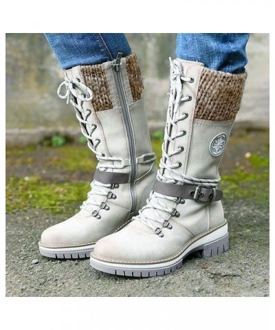 White Cowgirl Boots Knee High Boots for Women Knee High Wide Calf Wedge Heel Knee Boots for Women Platform White Knee High Co...