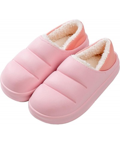 Waterproof cotton slippers Winter bag with home plush thickened sole indoor confinement warm cotton shoes Yellow-heeled Cotto...