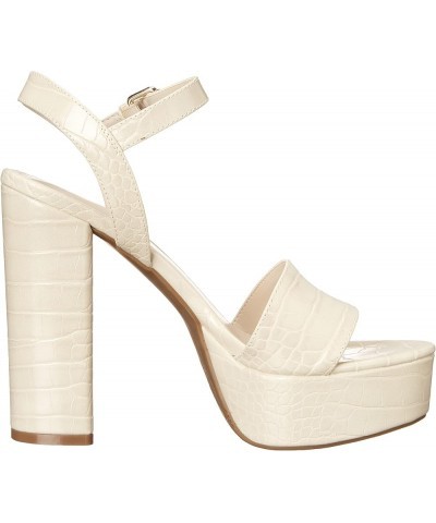 Women's Gabeli Heeled Sandal Eggshell Crocodile $50.94 Sandals