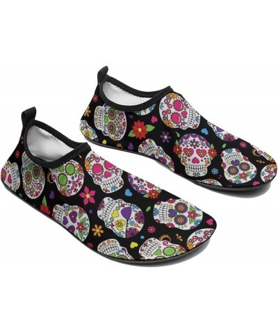 Dead Sugar Skull Water Shoes Barefoot Aqua Pool Socks for Beach Swim Walking 11/12men Dead Sugar Skull $15.80 Athletic Shoes