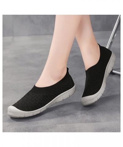 Memory Foam Flats Womens Mules Flats Women's Ballet Flats Women's Flats Z 01-black $10.99 Flats