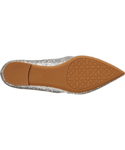 Women's Jaclyn Mary Jane Flat Silver Glitter $25.97 Flats