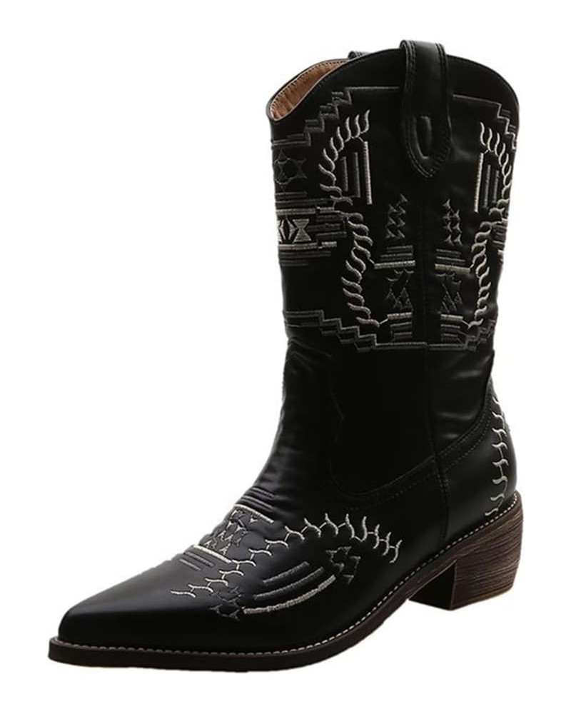 Fashion Western Boots for Women 30 Black $26.99 Boots