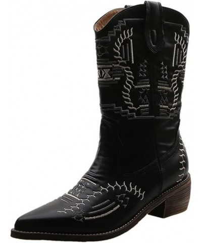 Fashion Western Boots for Women 30 Black $26.99 Boots