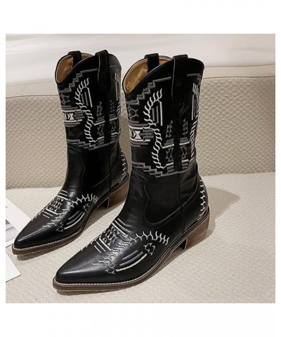 Fashion Western Boots for Women 30 Black $26.99 Boots