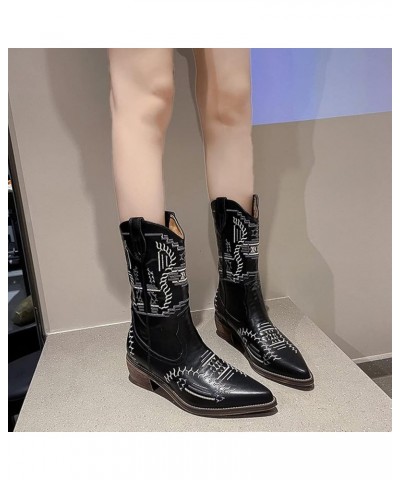 Fashion Western Boots for Women 30 Black $26.99 Boots