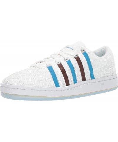 Women's Classic 88 Knit Clouds and Dirt Sneaker White-brown-blue $42.89 Fashion Sneakers