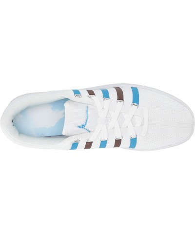 Women's Classic 88 Knit Clouds and Dirt Sneaker White-brown-blue $42.89 Fashion Sneakers