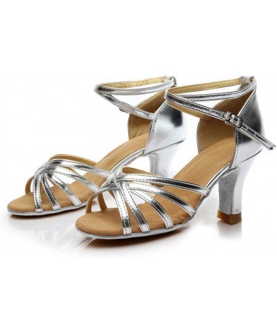 High Heel Women,Fashion Latin Dancing Shoes Women Ballroom Dance Sandals Prom Women's Sandals Sparkly Sandals Women (Khaki, 7...