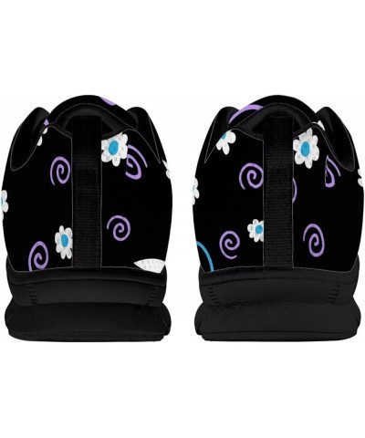 Women's Play Canvas Sneaker Flat Tennis Shoes Purple Mushroom Black $18.06 Fashion Sneakers