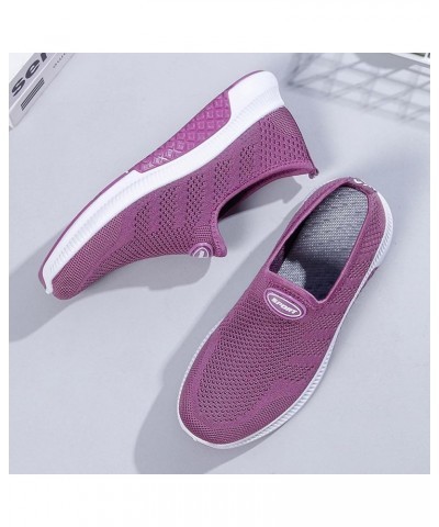 White Shoes Womens White Sneakers Ballet Flats Women's Sneakers with Stars Black Flats for Women Dressy Comfort Z 12-purple $...