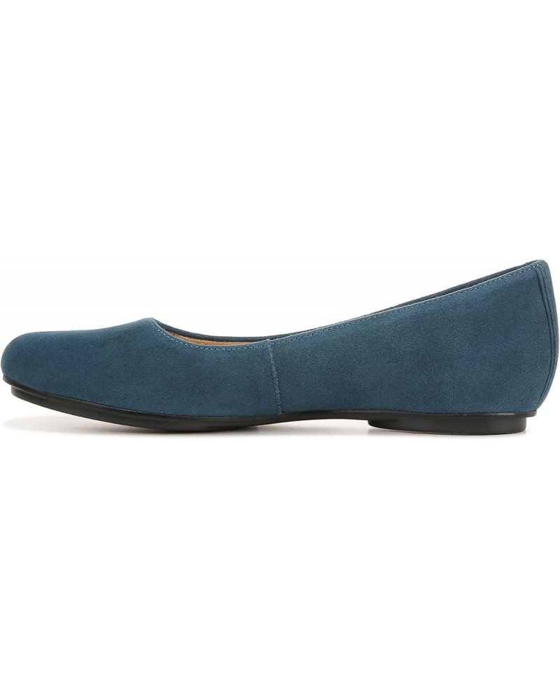 Women Maxwell Slip On Flats Ocean Blue Suede $36.80 Flats