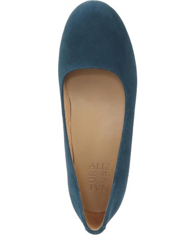 Women Maxwell Slip On Flats Ocean Blue Suede $36.80 Flats