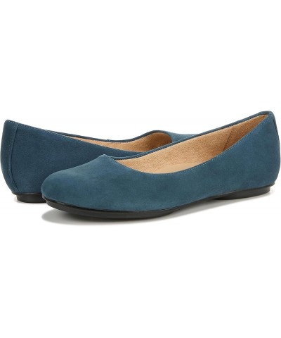 Women Maxwell Slip On Flats Ocean Blue Suede $36.80 Flats