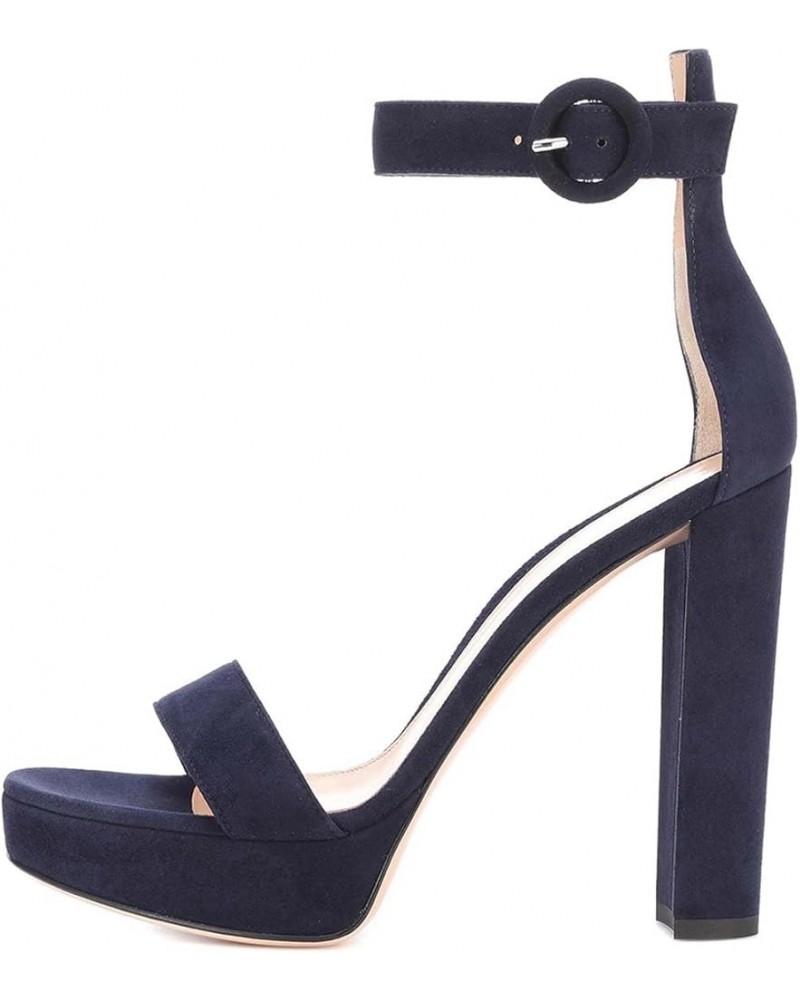 Platform Sandals 44 Blue $29.59 Sandals