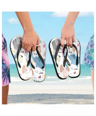 Elephants Animals Palm Trees Womens Flip Flops Summer Beach Sandals Casual Thong Slippers Comfortable Shower Slippers Non Sli...