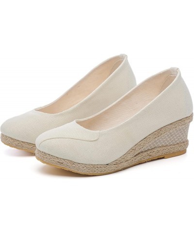 Business Casual Shoes Gold Flats for Women Pointed Toe Mules Fashion Sneakers C-white $16.51 Mules & Clogs