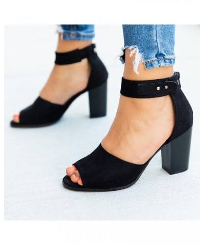 Sexy Strappy Heeled Sandals peep toe pumps High Heel Sandals High Heels for Women Bridal Sandals for Women Z 05-black $15.32 ...