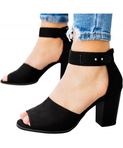 Sexy Strappy Heeled Sandals peep toe pumps High Heel Sandals High Heels for Women Bridal Sandals for Women Z 05-black $15.32 ...