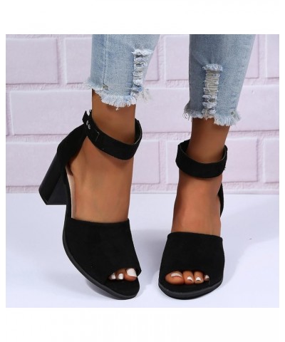 Sexy Strappy Heeled Sandals peep toe pumps High Heel Sandals High Heels for Women Bridal Sandals for Women Z 05-black $15.32 ...