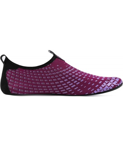 Women Water Shoes Mens Barefoot Skin Aqua Socks for Run Dive Surf Swim Beach Yoga Quick Drying Wzh Purple $9.68 Outdoor Shoes