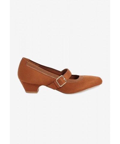 Women's Wide Width The Stone Pump Cognac $19.56 Pumps