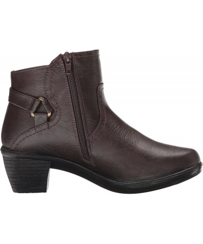 Women's Dawnta Ankle Bootie Brown $34.79 Boots