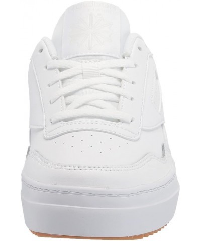 Women's Club MEMT Sneaker White/True Grey/Rubber Gum $35.19 Fashion Sneakers