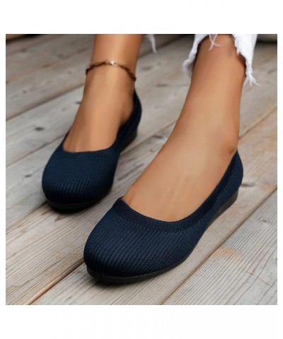 Wedge Sandals for Women Open Toe Ankle Strap Espadrille Heeled Casual Sandal Dressy Summer Slippers Shoes 156-ixpyn-darkblue-...