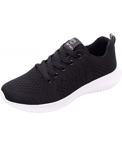 Glitter Tennis Shoes Women, Women's Fashion Sneakers Women Slip On Walking Shoes Round Toe Athletic Shoes Gift Black $14.38 A...