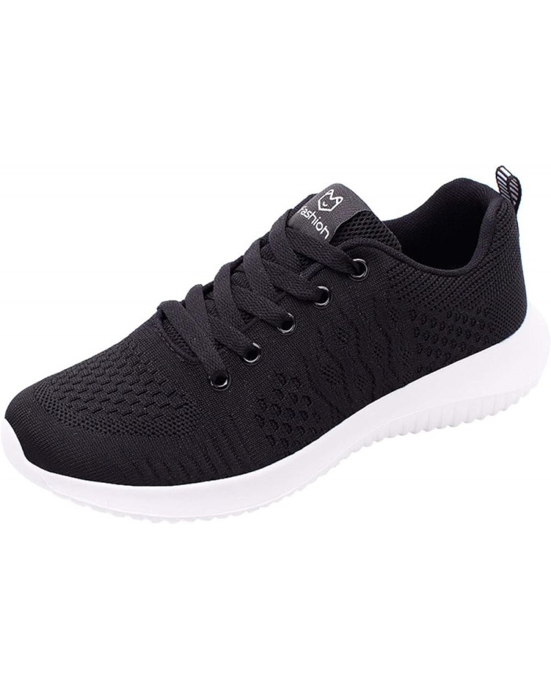 Glitter Tennis Shoes Women, Women's Fashion Sneakers Women Slip On Walking Shoes Round Toe Athletic Shoes Gift Black $14.38 A...