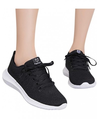 Glitter Tennis Shoes Women, Women's Fashion Sneakers Women Slip On Walking Shoes Round Toe Athletic Shoes Gift Black $14.38 A...