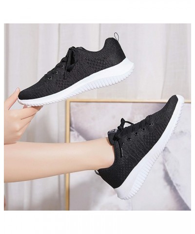 Glitter Tennis Shoes Women, Women's Fashion Sneakers Women Slip On Walking Shoes Round Toe Athletic Shoes Gift Black $14.38 A...