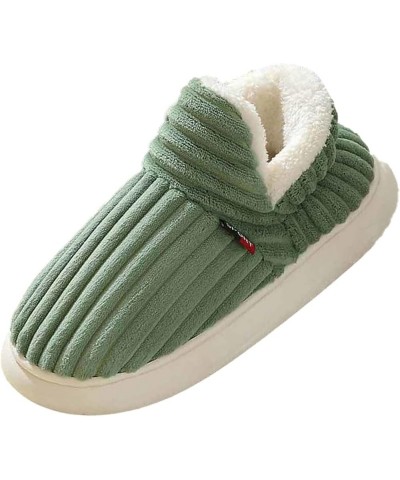 Women Slippers Autumn And Winter Fashion Solid Color Comfortable Flat Bag With Warm Non Slip Cute Animal Slippers E $21.89 Sl...