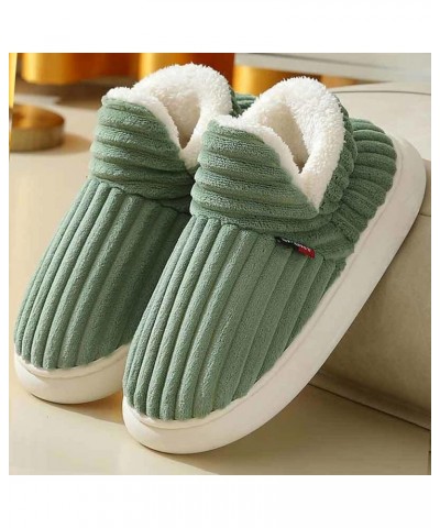 Women Slippers Autumn And Winter Fashion Solid Color Comfortable Flat Bag With Warm Non Slip Cute Animal Slippers E $21.89 Sl...