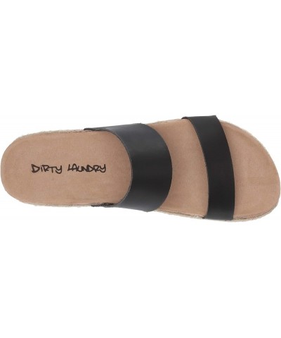 Women's Double Play Slide Sandal Black Smooth $17.41 Sandals