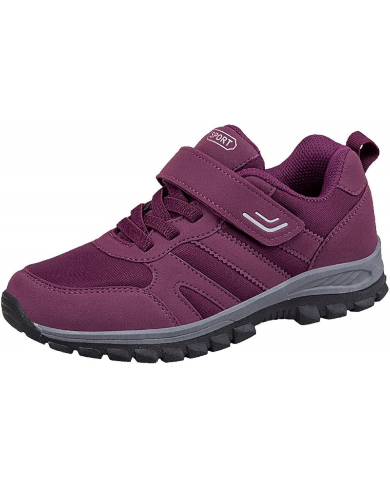 Sneakers for Women Breathable Sneakers Walking Sneakers On Sneakers Women B-purple $17.68 Athletic Shoes