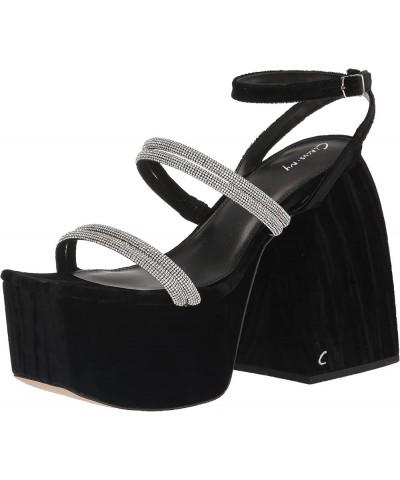 by Sam Edelman Women's Mila Jewel Platform Sandal Black $21.53 Sandals