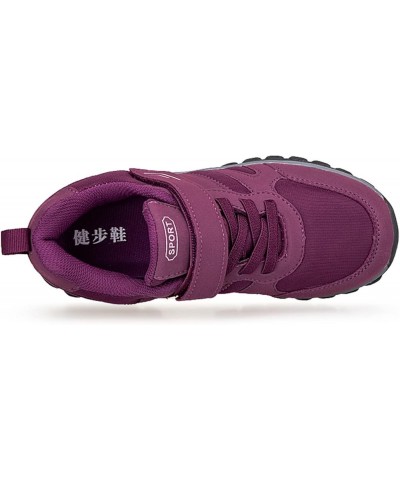 Sneakers for Women Breathable Sneakers Walking Sneakers On Sneakers Women B-purple $17.68 Athletic Shoes