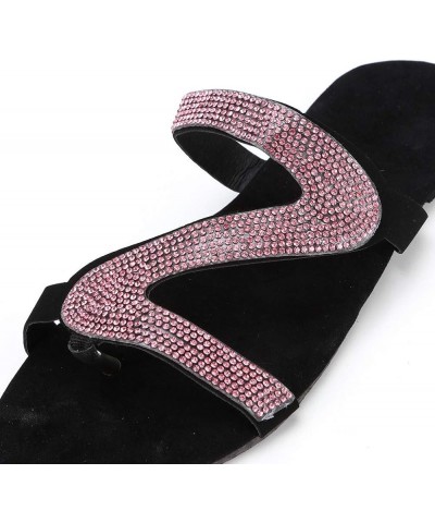 Sandals for Women Block Shoes Thick Sole Orthopedic Sandals Buckle Summer Flip-Flop Casual Walking Flats 174-hyems-pink-f $16...